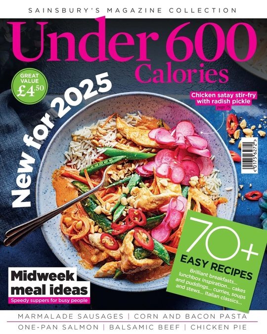 Sainsburys Magazine Collection - Under 600 Calories 2024